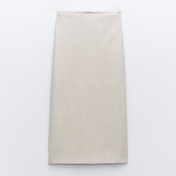 Zara sequin midi skirt - Picture 6 of 7